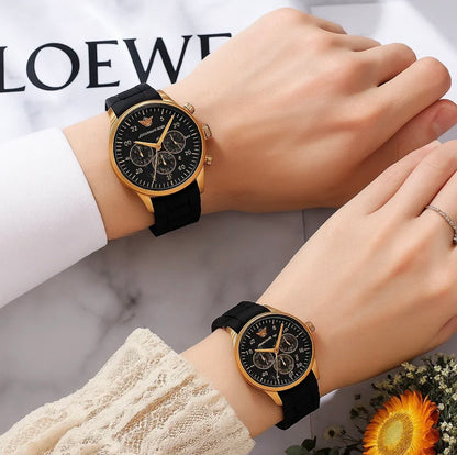 Couple watch ❤️‍🩹 pack of 2 pcs