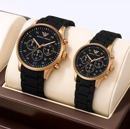 Couple watch ❤️‍🩹 pack of 2 pcs