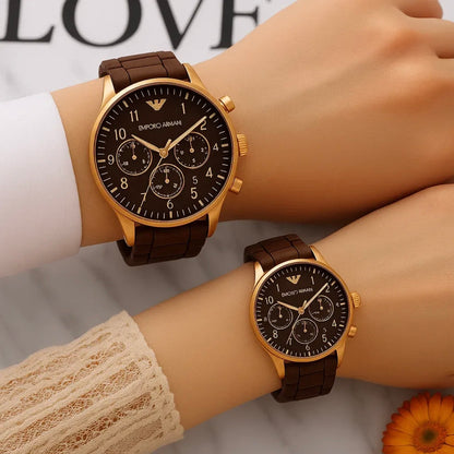 Couple watch ❤️‍🩹 pack of 2 pcs