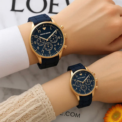Couple watch ❤️‍🩹 pack of 2 pcs