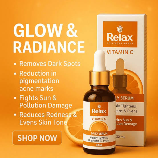 🌞 Relax Vitamin C Serum – Instant Glow