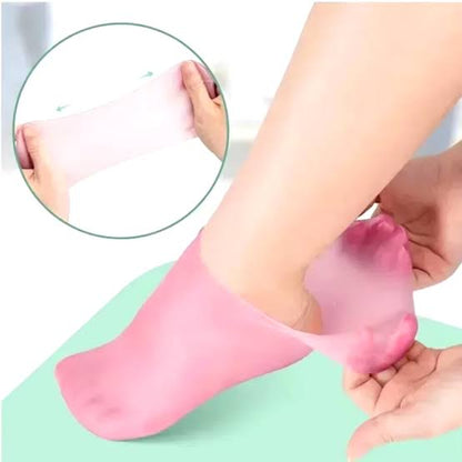 Silicone moisturiser gel socks