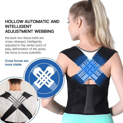 Shoulder & Back posture corrector men in women belt || 2 in 1