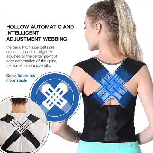Shoulder & Back posture corrector men in women belt || 2 in 1