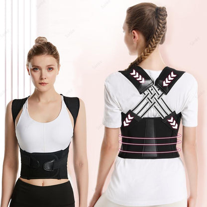 Shoulder & Back posture corrector men in women belt || 2 in 1